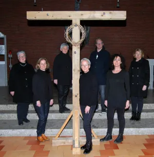 Pressefoto des Laboratoriumsgottesdienstes am 15.04.2022