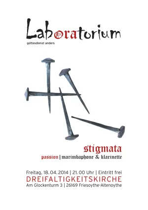 Plakat des Laboratoriumsgottesdienst am 18.04.2014