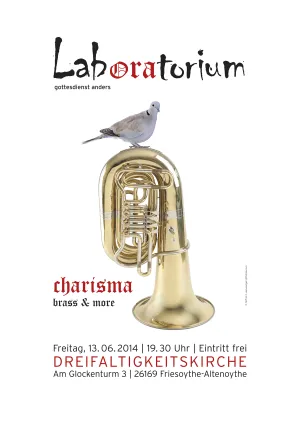 Plakat des Laboratoriumsgottesdienst am 13.06.2014