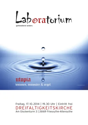 Plakat des Laboratoriumsgottesdienst am 17.10.2014