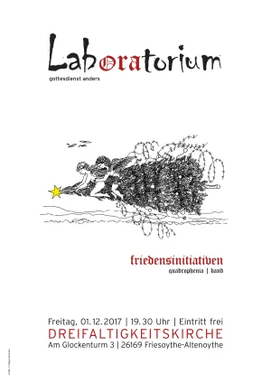 Plakat des Laboratoriumsgottesdienst am 01.12.2017