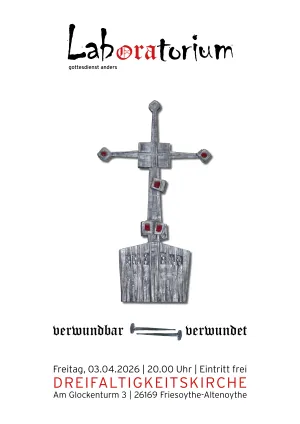 Plakat des Gottesdienstes am 03.04.2026